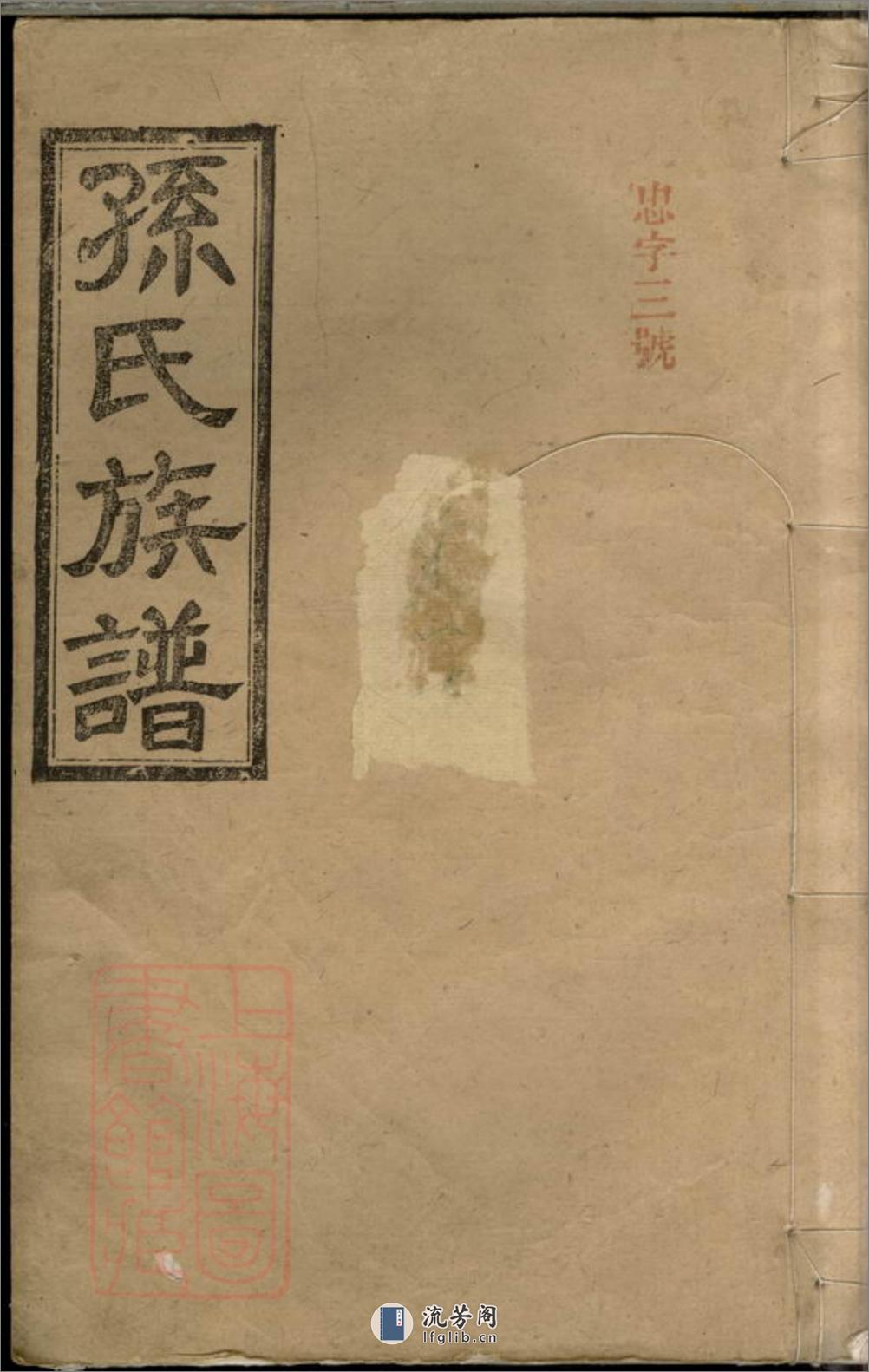 孙氏四修族谱：十八卷，首一卷，末一卷：[湖南汉寿] - 第1页预览图
