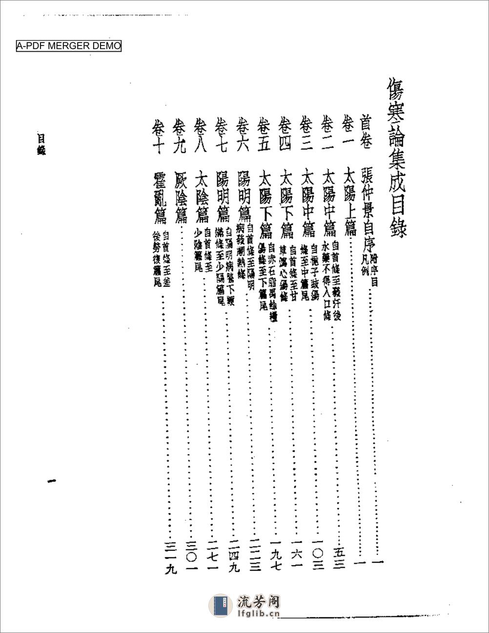 伤寒论集成 - 第1页预览图