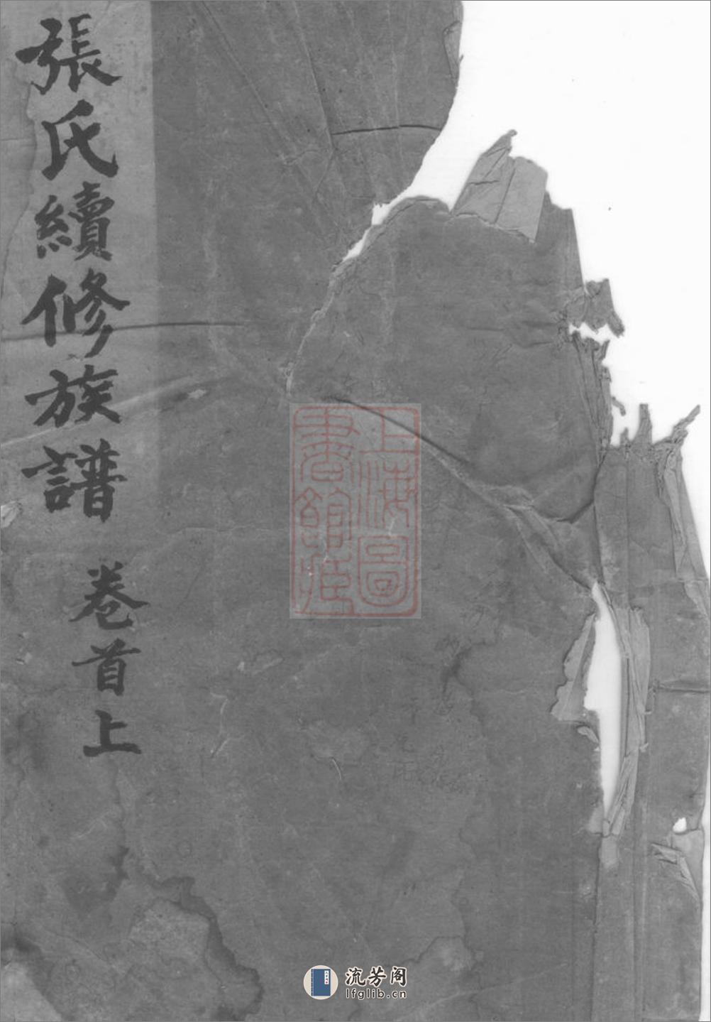 张氏续修族谱：十七卷，首二卷：[湖南安化] - 第1页预览图