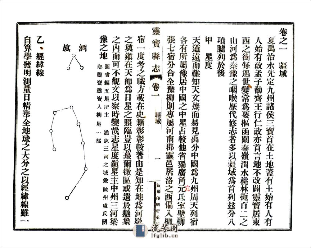 灵宝县志（民国） - 第1页预览图