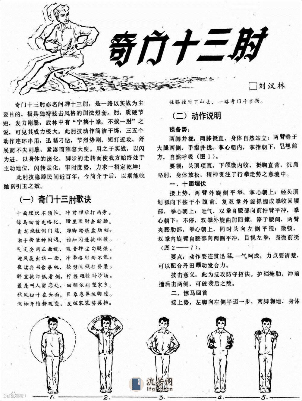 《奇门十三肘》刘汉林 - 第1页预览图