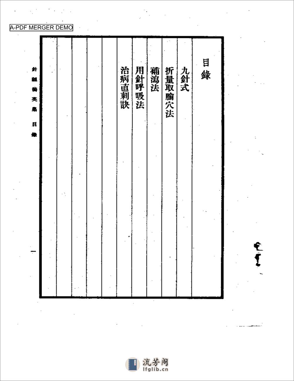 针经摘英集 - 第1页预览图