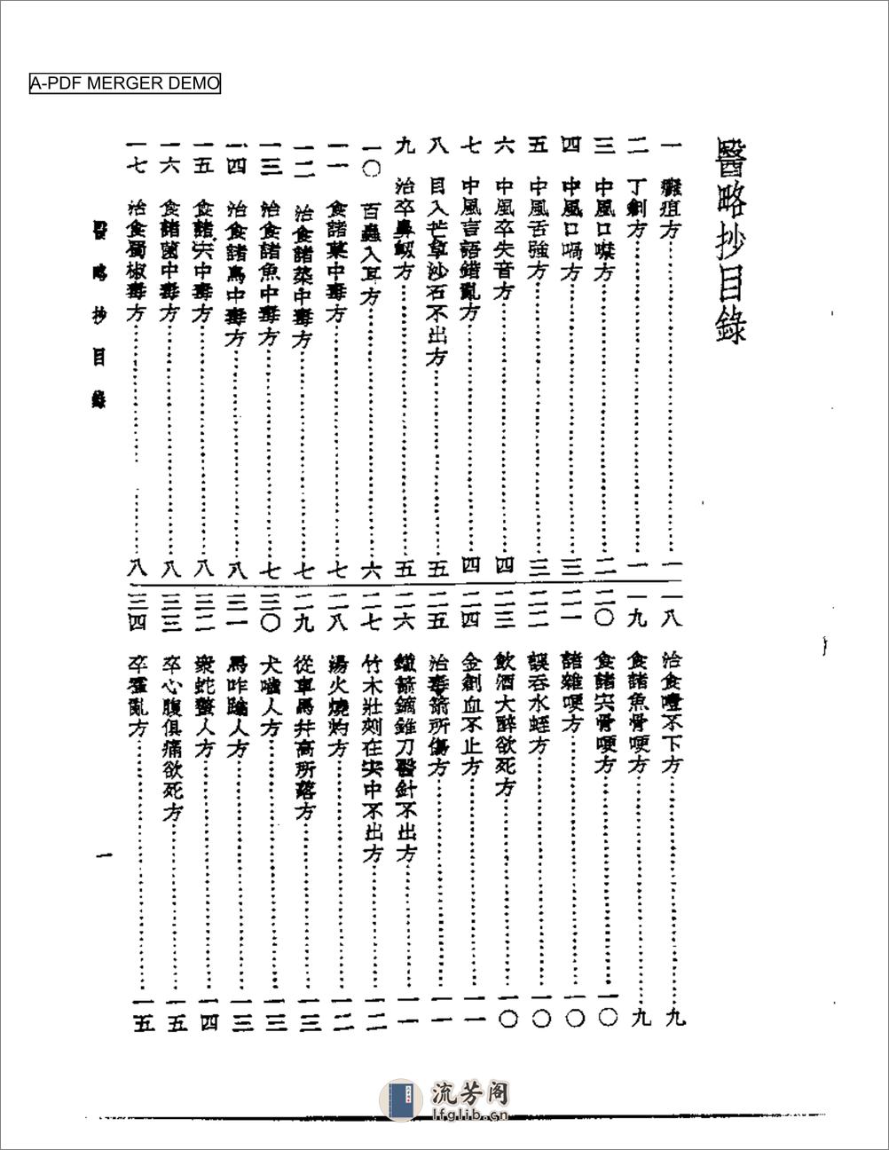 医略抄 - 第1页预览图