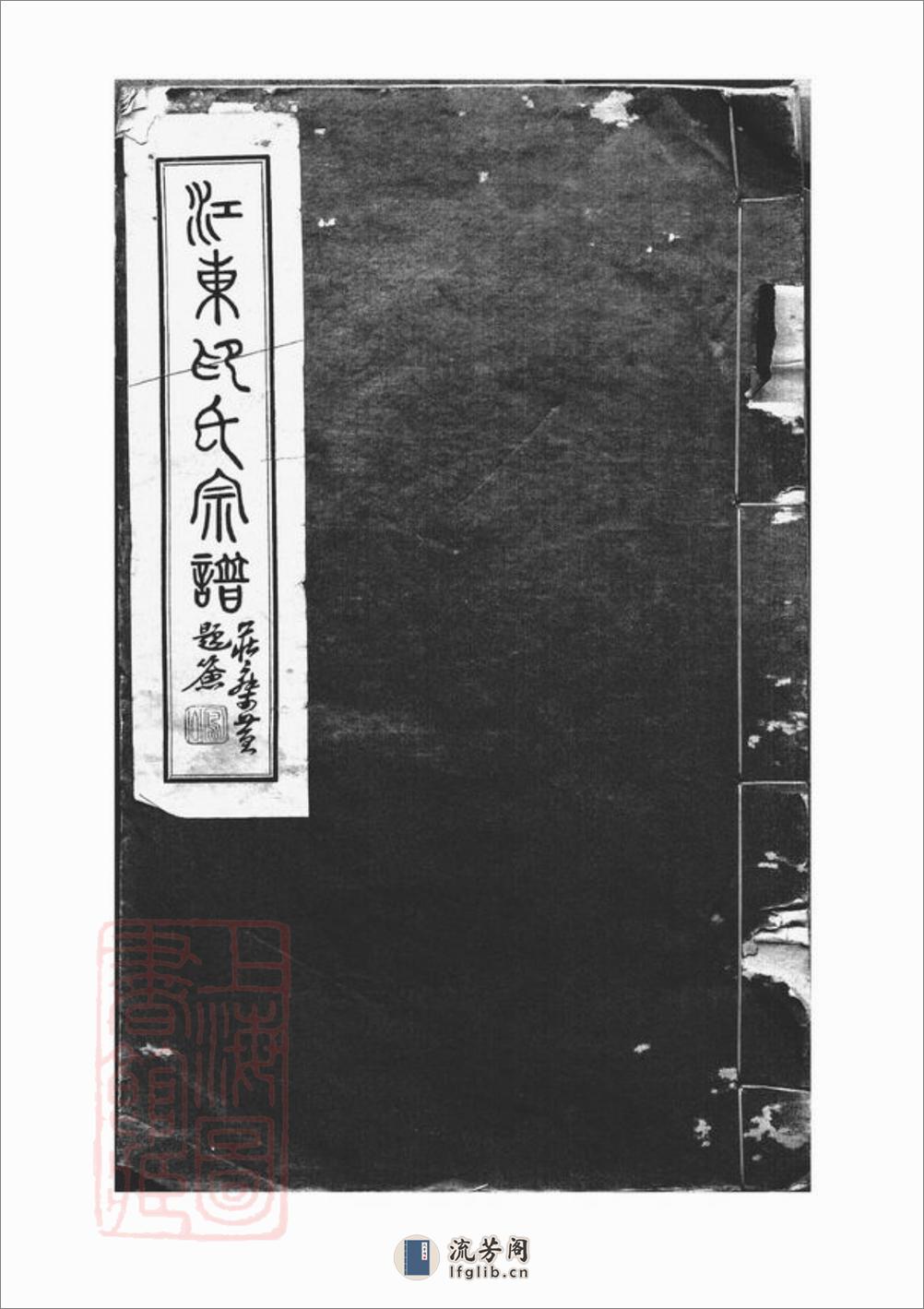 江东印氏宗谱：一卷：[上海浦东] - 第1页预览图